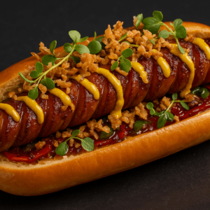 luksus hotdog  (pr. person)